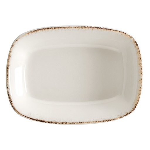 Retro Gourmet Rectangular Plate 17*11.5 cm