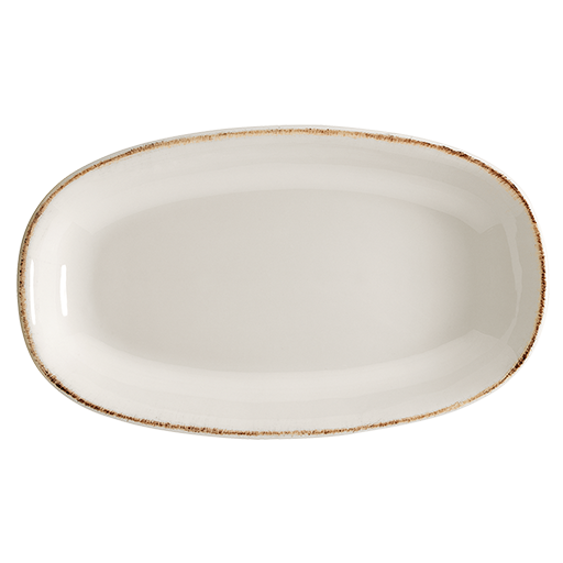 Retro Gourmet Oval Plate 24*14 cm