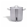 Stock Pot With Tap And Lid INOX-PRO Stainless steel 28 cm