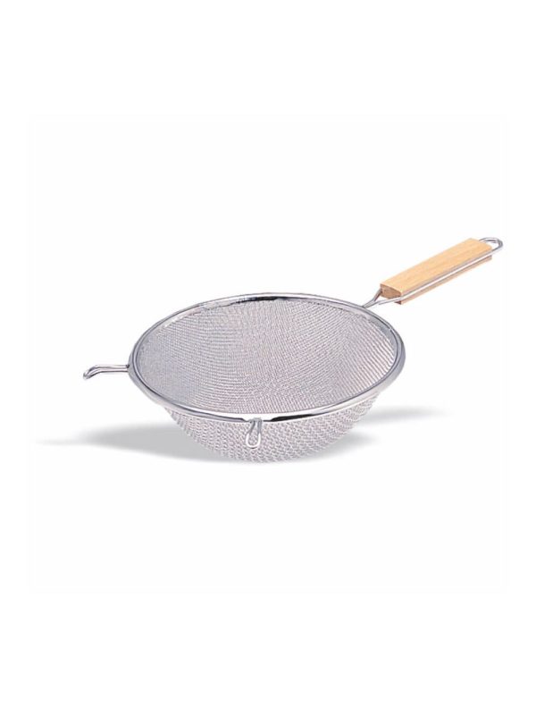 Double Mesh Strainer In Stainless Steel 13 cm