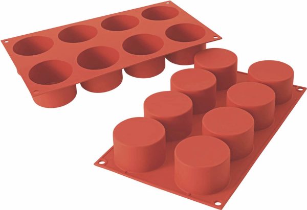 Silicon Mould - Cylinder 8 X 123ml